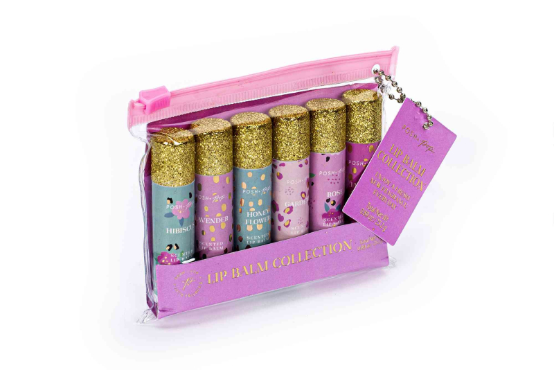 Σετ 6 τεμ Lip Balm Tri-Coastal Posh Pop Pink 6x4,2 g