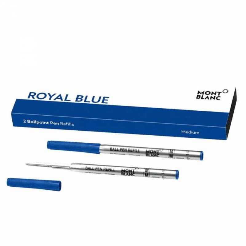 Σετ ανταλλακτικά Mont Blanc Ballpoint Royal Blue M 2 τεμ