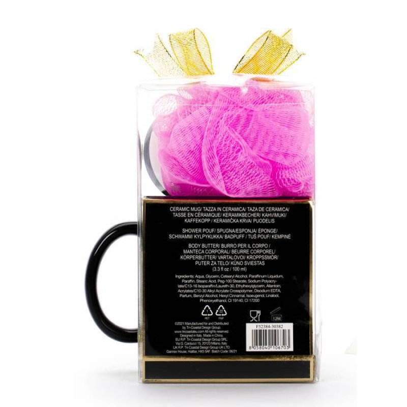 Σετ δώρου Tri-Coastal κούπα με body butter 100ml και σφουγγάρι