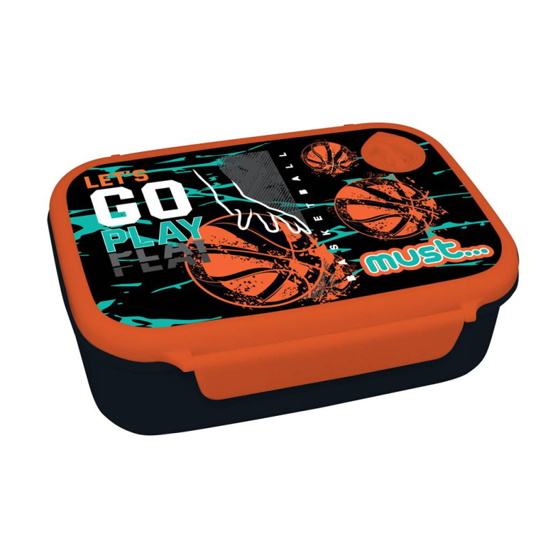 Σετ φαγητοδοχείο 800ml - παγούρι αλουμινίου 500ml Must Basketball