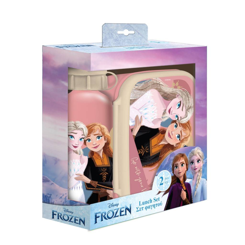 Σετ φαγητοδοχείο 800ml - παγούρι ανοξείδωτο 500ml Must Frozen 2