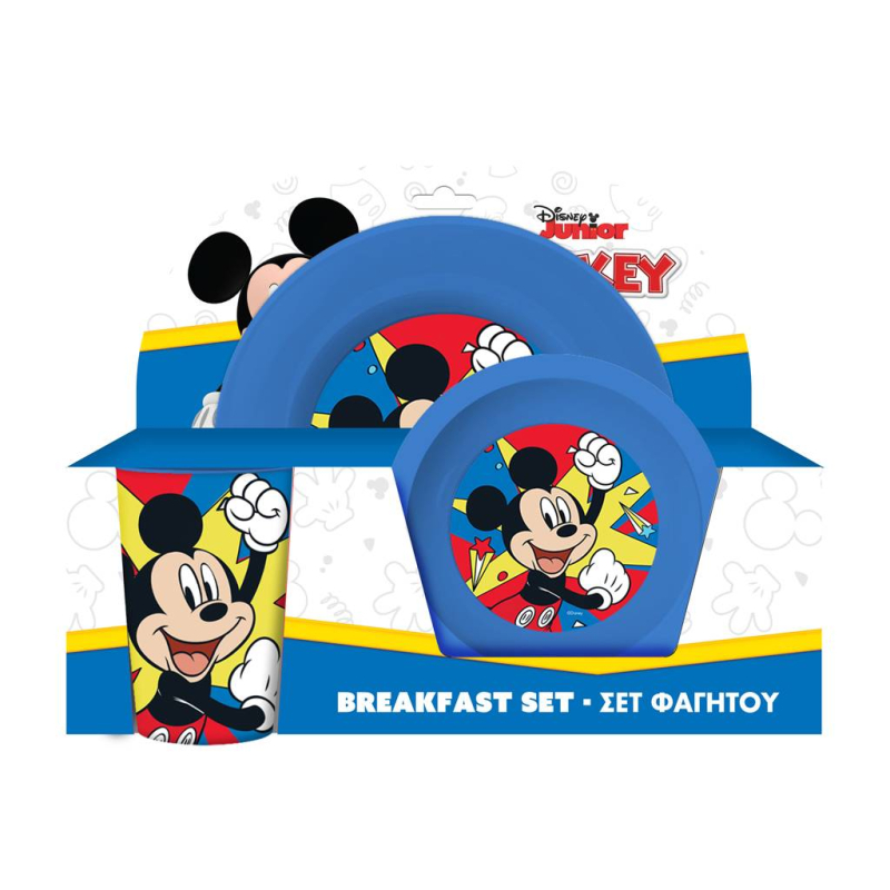 Σετ φαγητού Mickey Mouse 3τεμ.