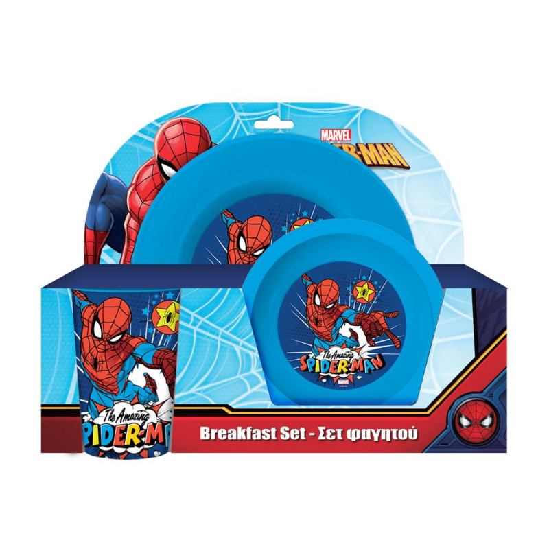 Σετ φαγητού Spiderman 3τεμ.