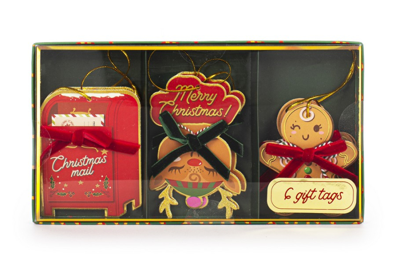 Σετ gift tag Tri-Coastal Reindeer 6 τεμ