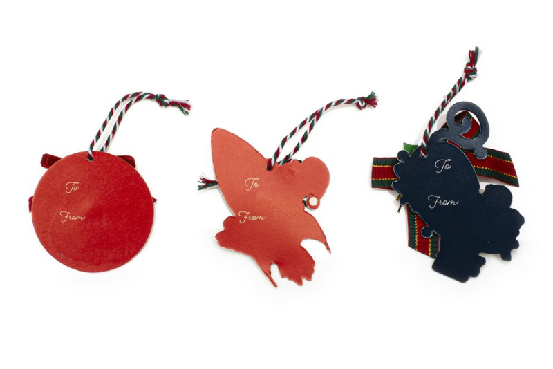 Σετ gift tag Tri-Coastal Santa 6 τεμ