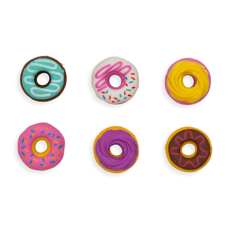 Σετ γόμες Dainty Donuts Vanilla Scented 6 τεμ