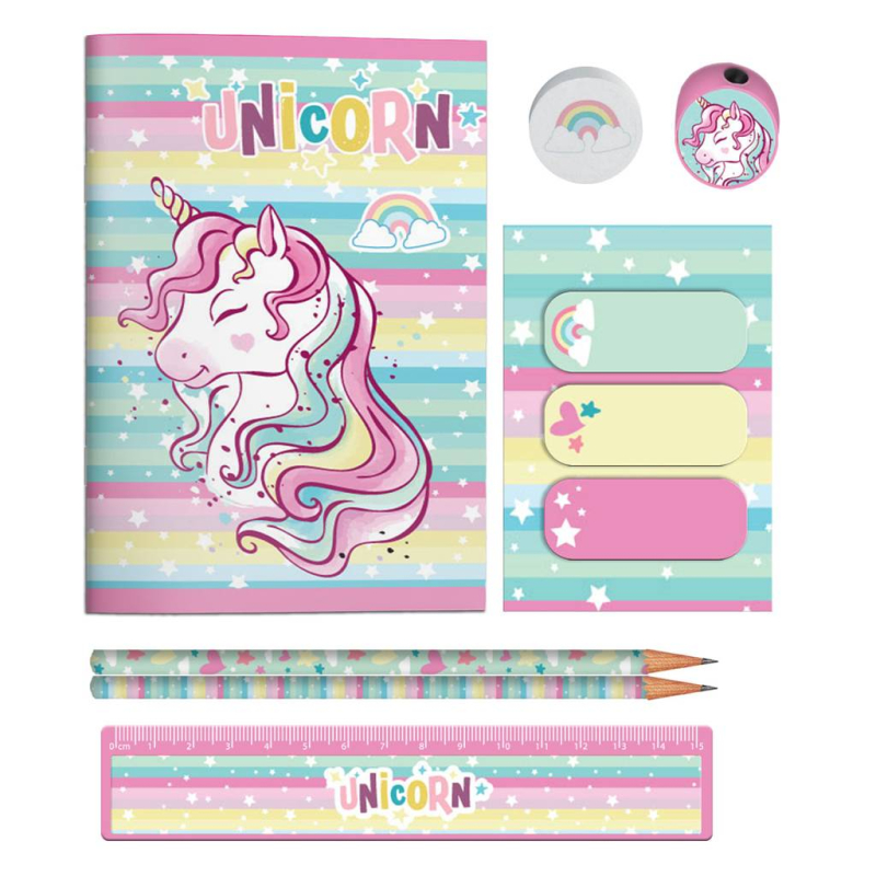 Σετ γραφικών Must Unicorn σε PVC τσαντάκι