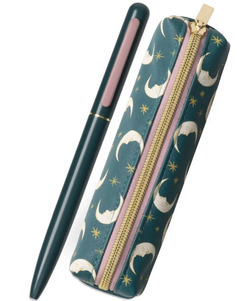 Σετ κασετινάκι με στυλό Designworks Ink Teal Moon