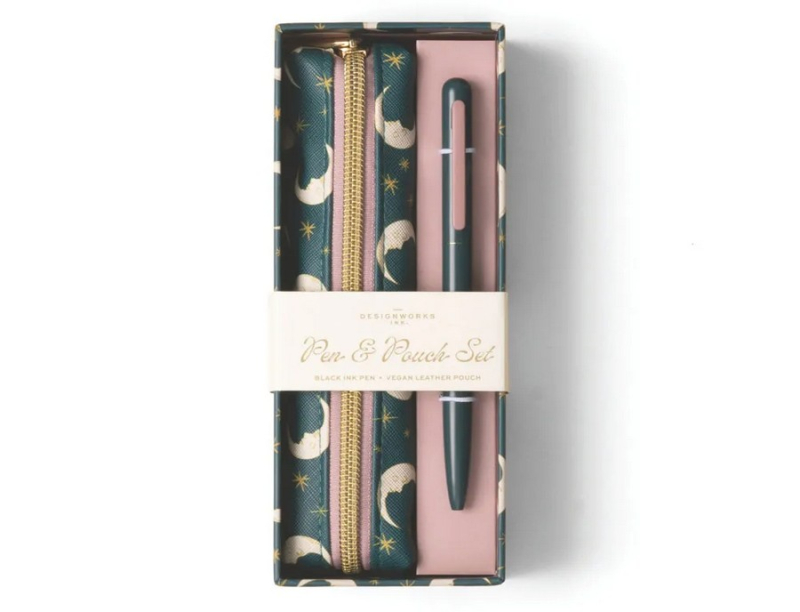 Σετ κασετινάκι με στυλό Designworks Ink Teal Moon