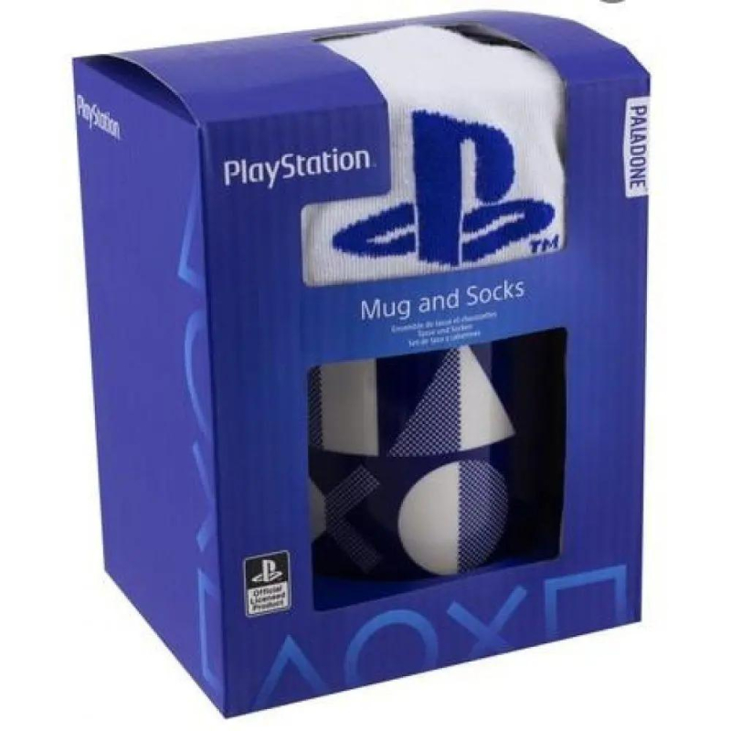 Σετ κούπα με κάλτσες Playstation κεραμική 330ml