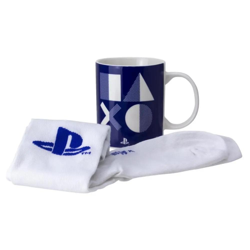 Σετ κούπα με κάλτσες Playstation κεραμική 330ml