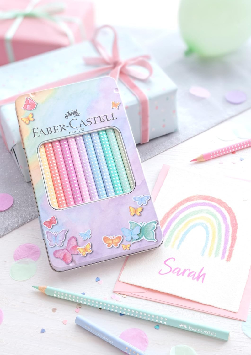 Σετ ξυλομπογιές Faber Castell Sparkle Pastel 12 τεμ 201910