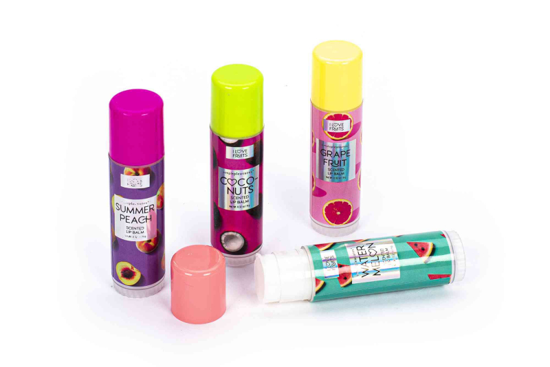 Σετ lip balms Tri-Coastal 4τεμ. x 9g Fruits