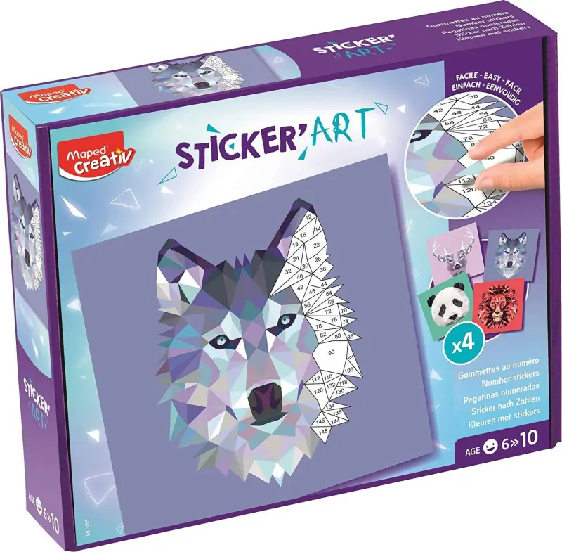 Σετ με αυτοκόλλητα Maped Creative Art