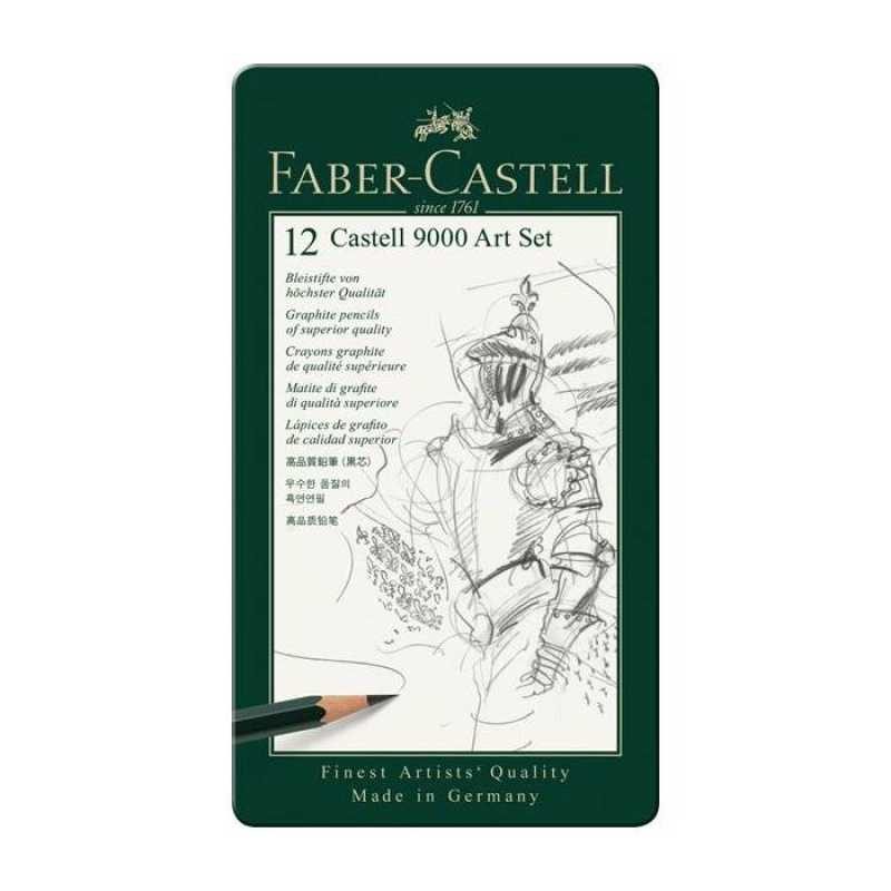 Σετ Μολύβια Faber Castell 9000 12τεμ