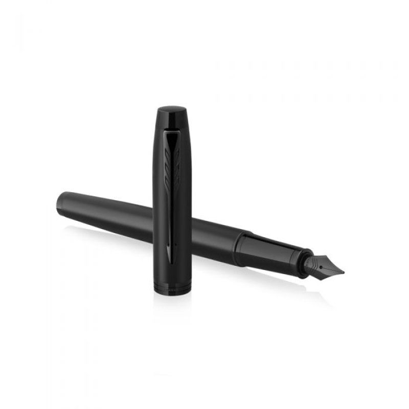 Σετ Parker IM Core Metallic Black BT Πένα Μ & σημειωματάριο