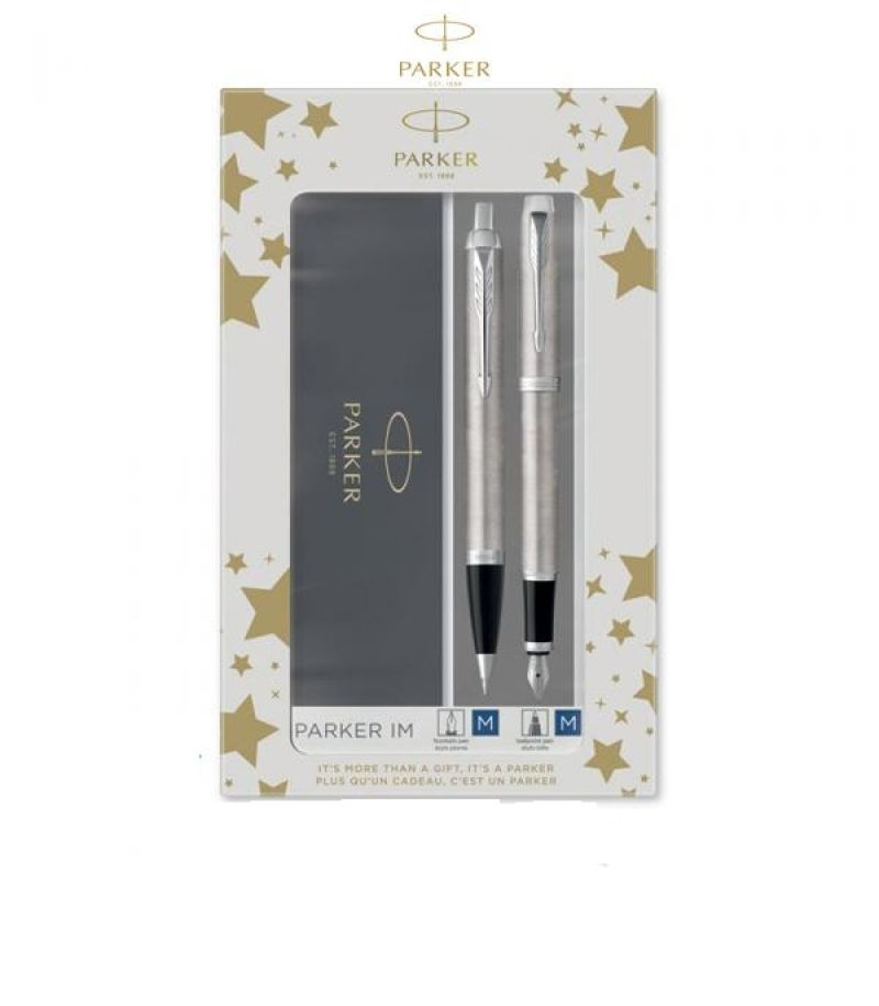Σετ Parker IM Duo Essential Stainless Steel CT Πένα & Ballpoint