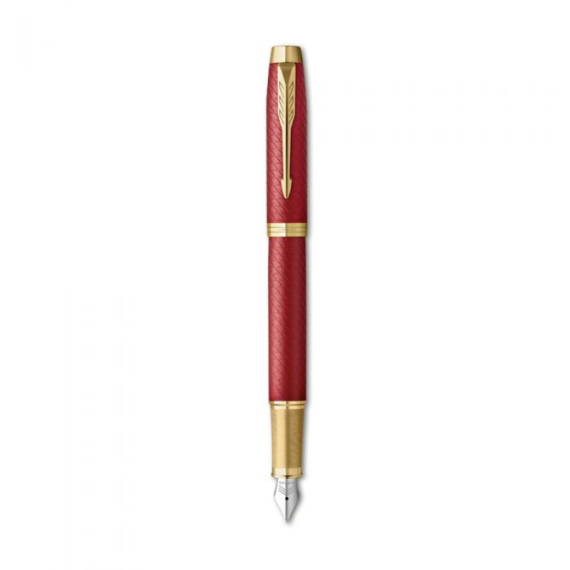 Σετ Parker IM Πένα Premium Red GT με σημειωματάριο