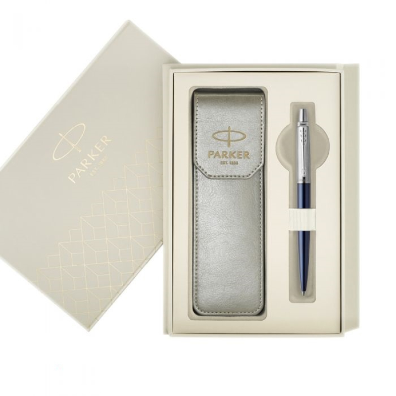 Σετ Parker Jotter Core Royal Blue CT με γκρι θήκη
