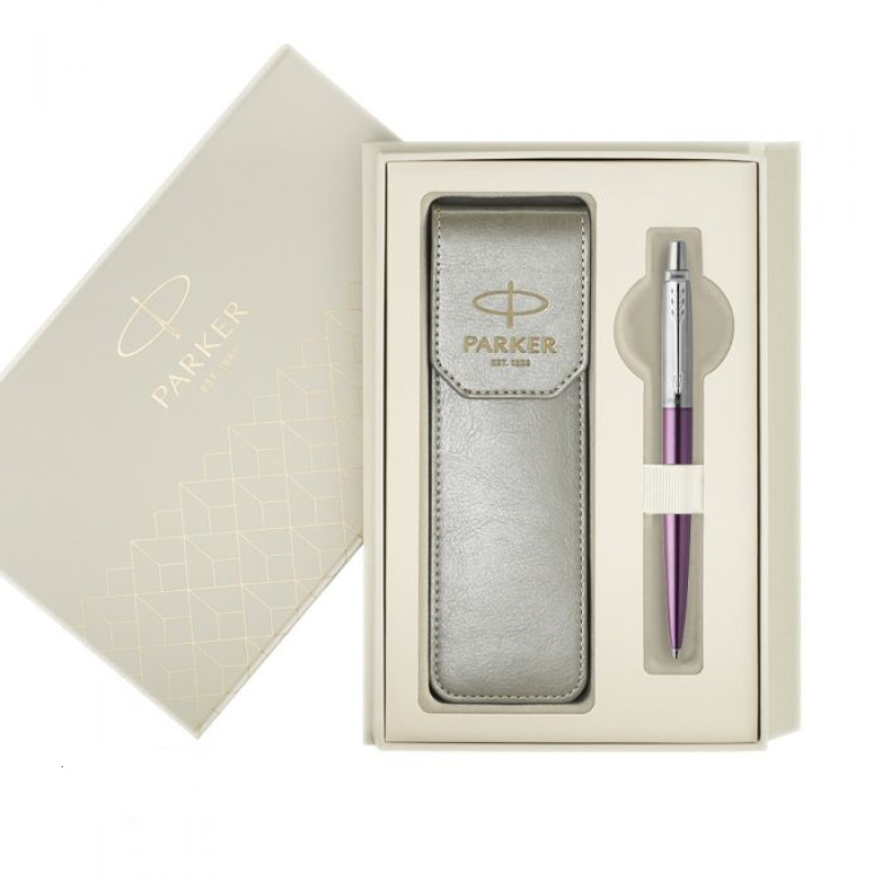 Σετ Parker Jotter Core Victoria Violet CT με γκρι θήκη