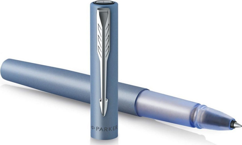 Σετ Parker Vector XL Silver Blue CT Rollerball με θήκη δώρο
