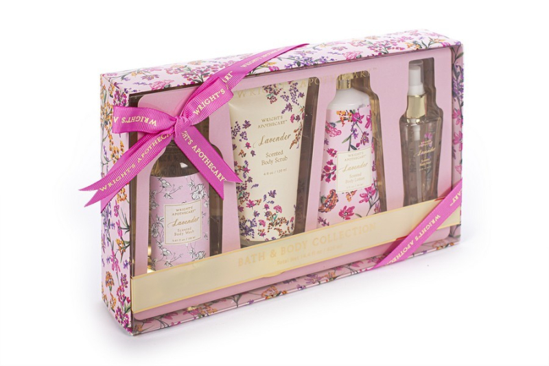 Σετ περιποίηση σώματος Tri-Coastal Rose mist 65ml, body lotion 90ml, body wash 150ml και body scrub