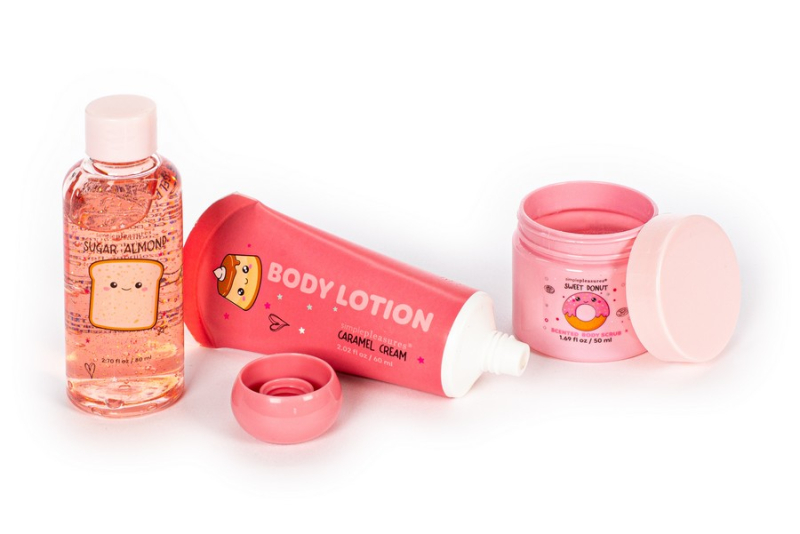 Σετ περιποίησης σώματος Tri-Coastal Sugar Happens Body wash, lotion και scrub