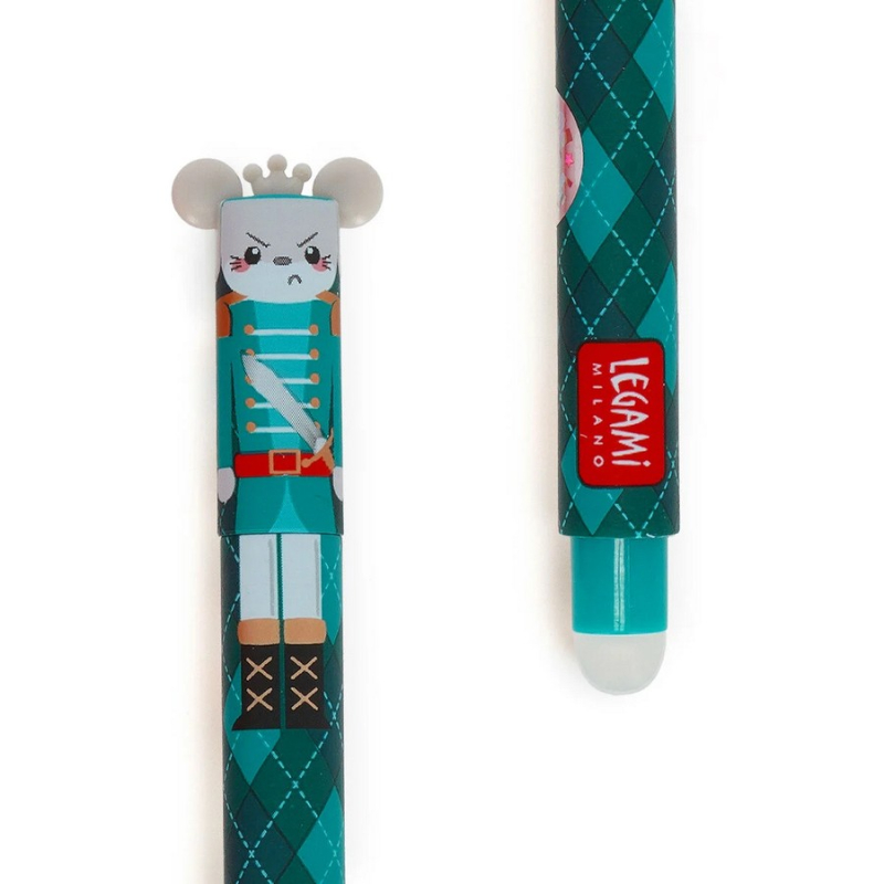 Σετ στυλό με γόμα Legami 3τεμ. The Nutcracker
