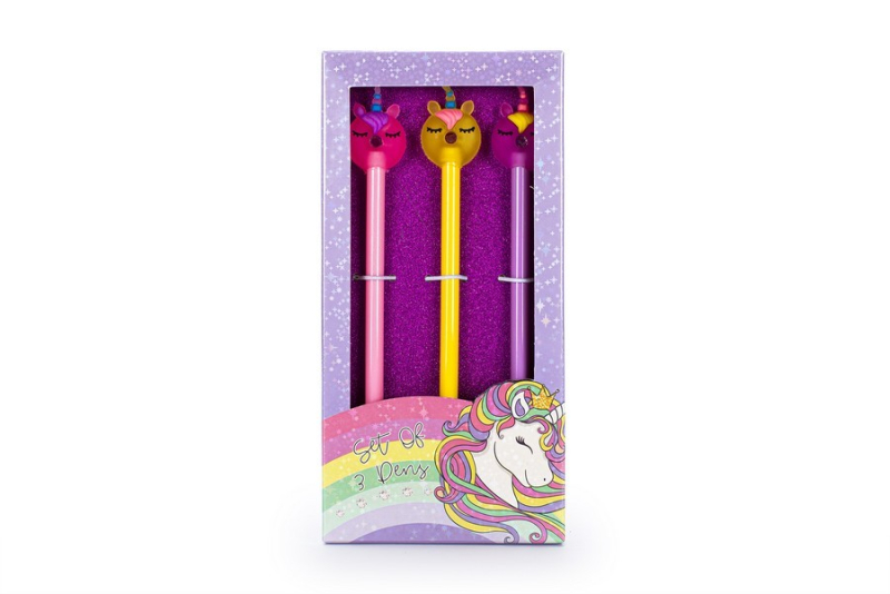 Σετ στυλό Tri-Coastal 3 τεμ Unicorn