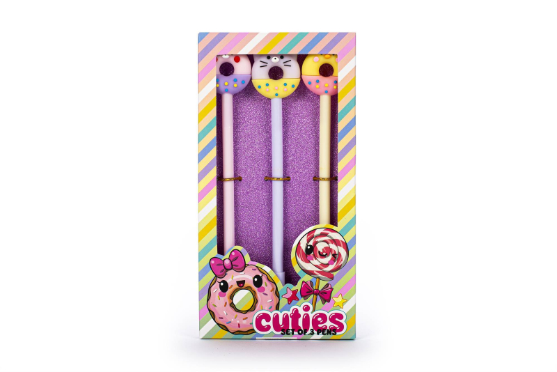 Σετ στυλό Tri-Coastal Cutie Cakes 3 τεμ