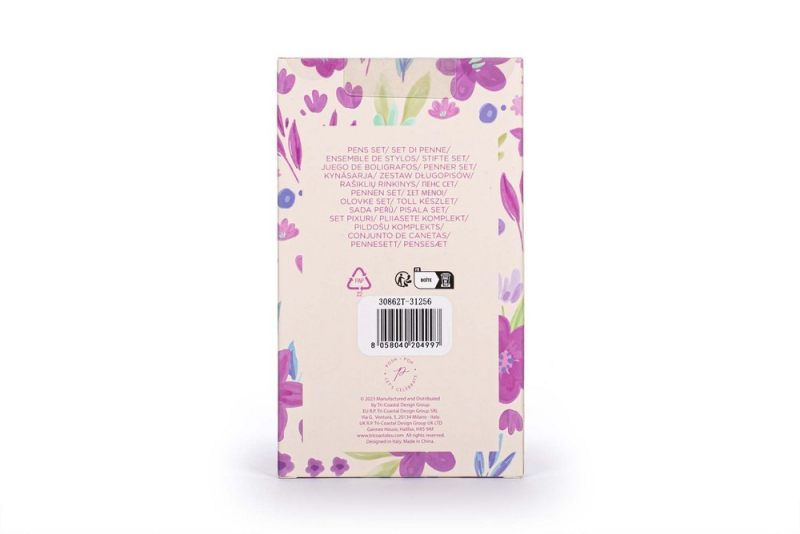 Σετ στυλό Tri-Coastal glitter 3 τεμ