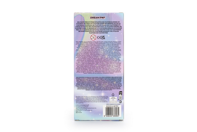 Σετ στυλό Tri-Coastal Rainbow Unicorn 2 τεμ