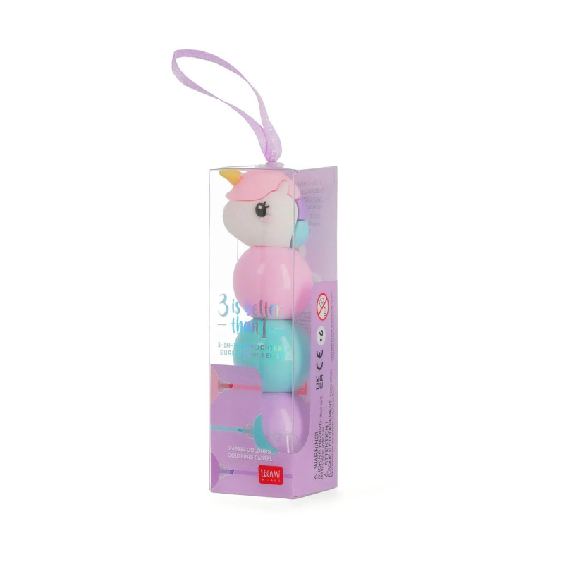 Σετ υπογραμμιστές Legami 3 In 1 Unicorn