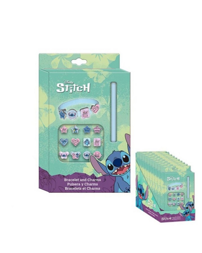 Σετ βραχιόλι Lilo and Stitch με περαστά στοιχεία