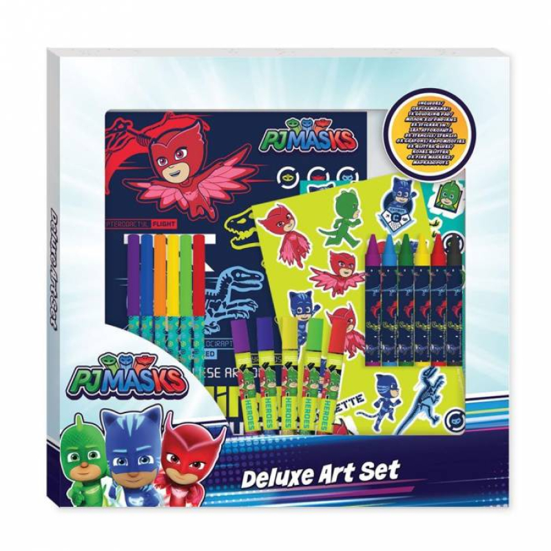 Σετ χρωματισμού Deluxe Pj Masks