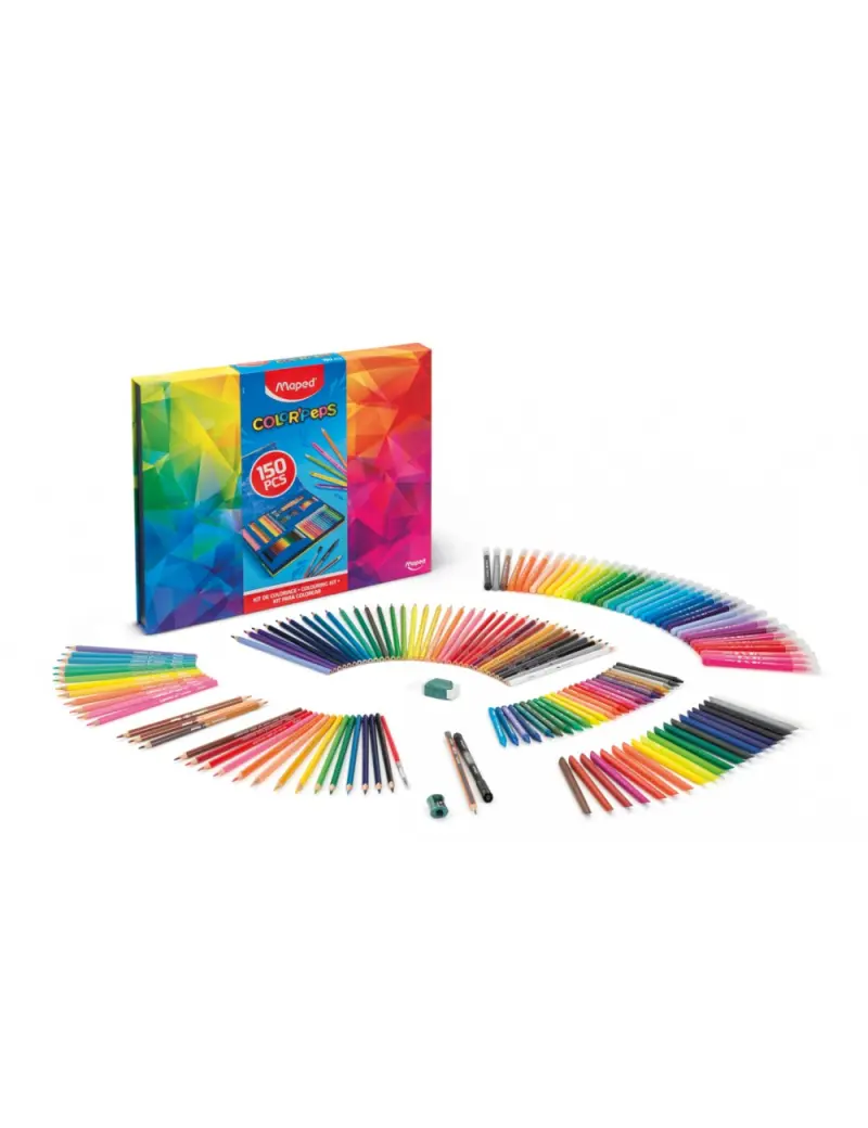 Σετ ζωγραφικής Maped Color Peps 150 τεμ