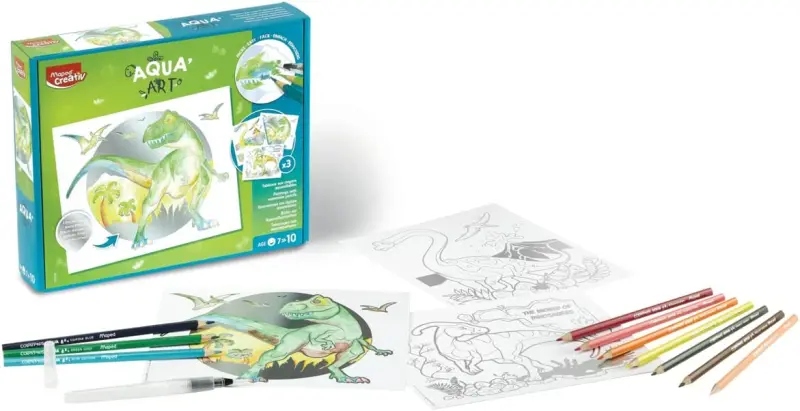 Σετ ζωγραφικής Maped Creative Aqua Art Δεινόσαυρος