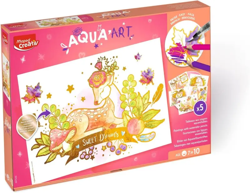 Σετ ζωγραφικής Maped Creative Aqua Art Ζώα του δάσους