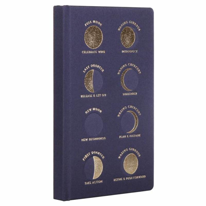 Σημειωματάριο Designworks Ink Charcoal Moon Phases Matte