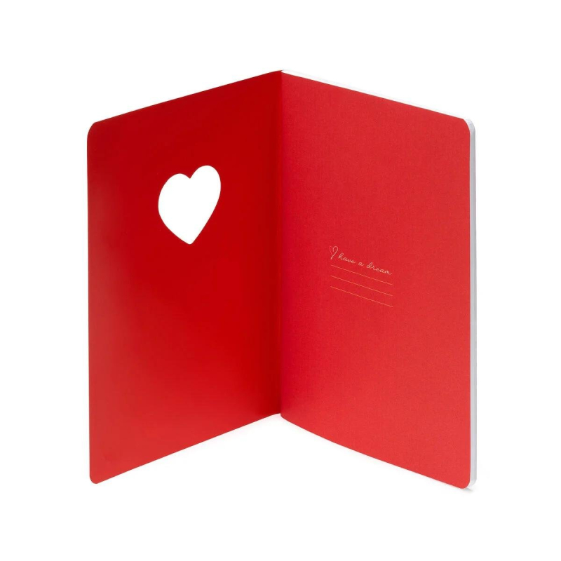 Σημειωματάριο Legami Medium A5 Heart