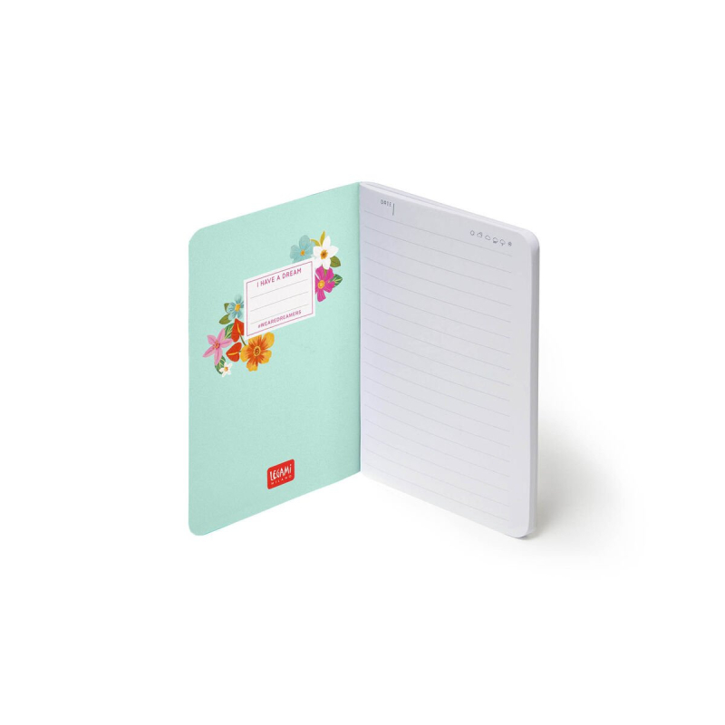 Σημειωματάριο Legami Small A6 Flowers