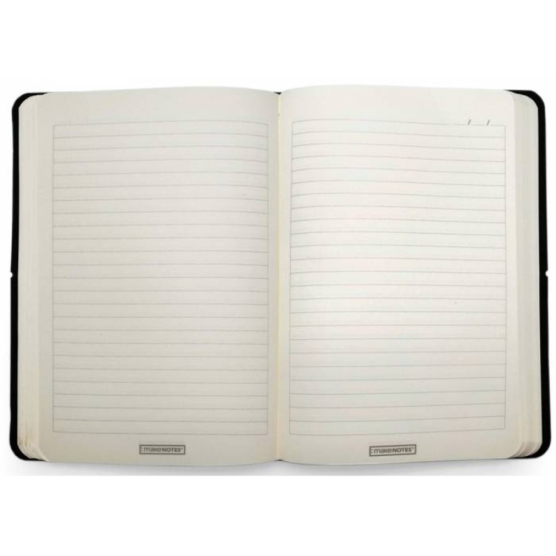 Σημειωματάριο MakeNotes Α5 Soft Engraved Leatherette Twinkle Stars