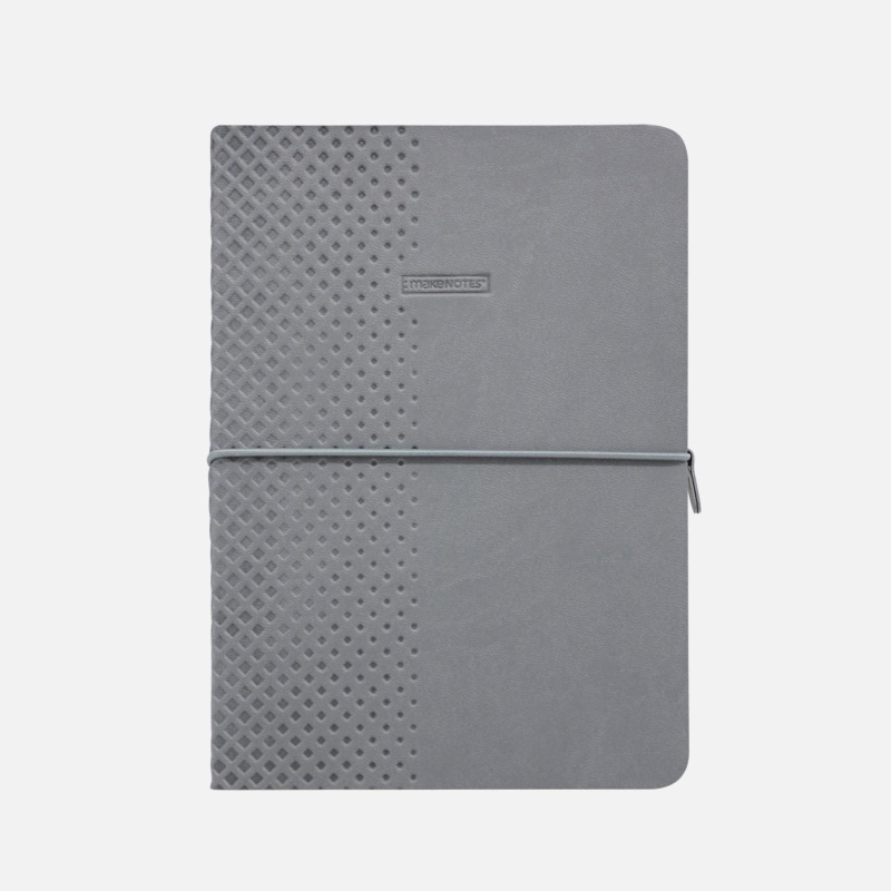 Σημειωματάριο MakeNotes Α5 Synthetic Leather Graphite