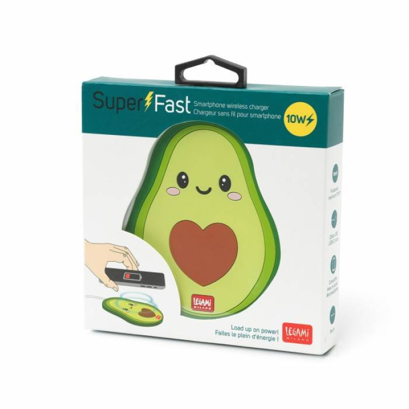 Smartphone Charger Super Fast Wireless Legami Avocado