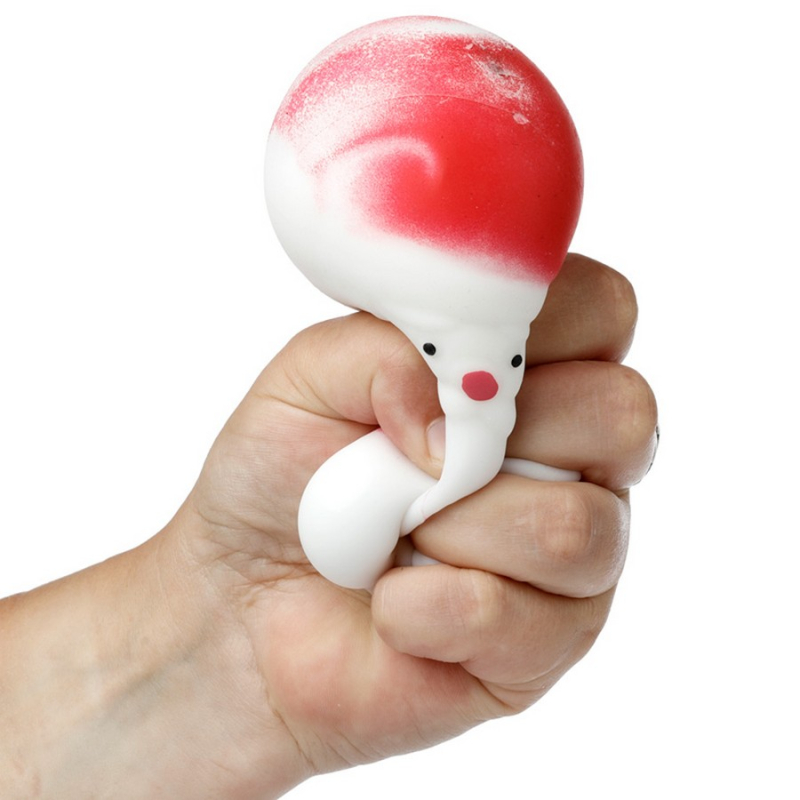 Squeeze Toy Christmas Tree - Santa