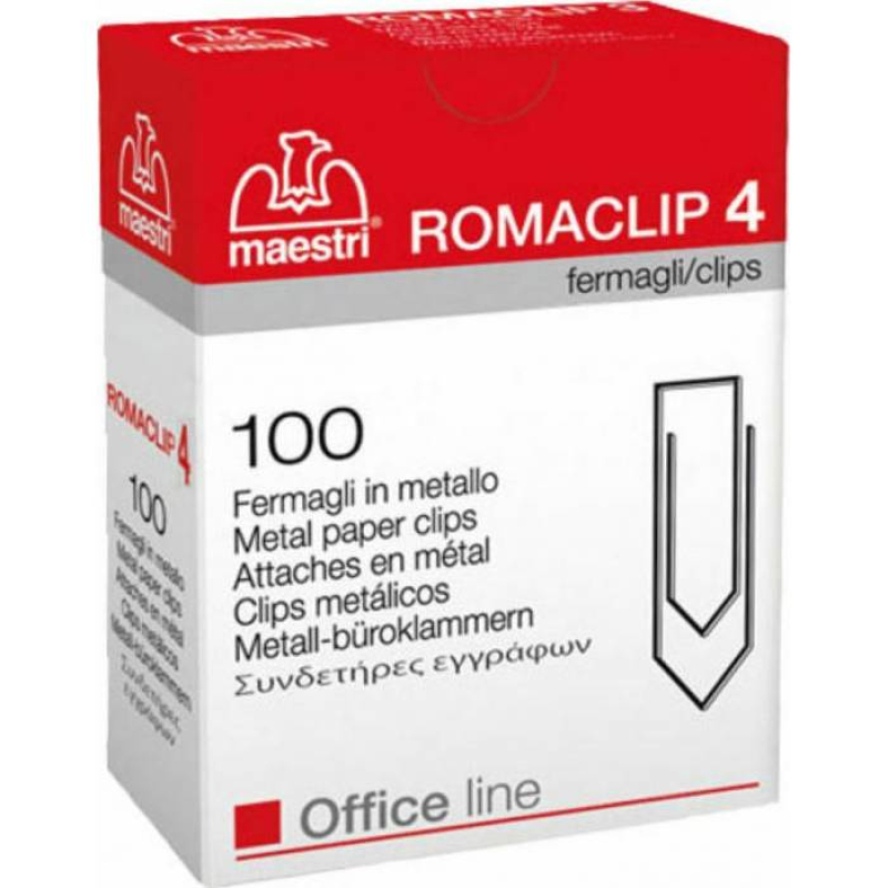 Συνδετήρες Roma Νo4 100 τεμ