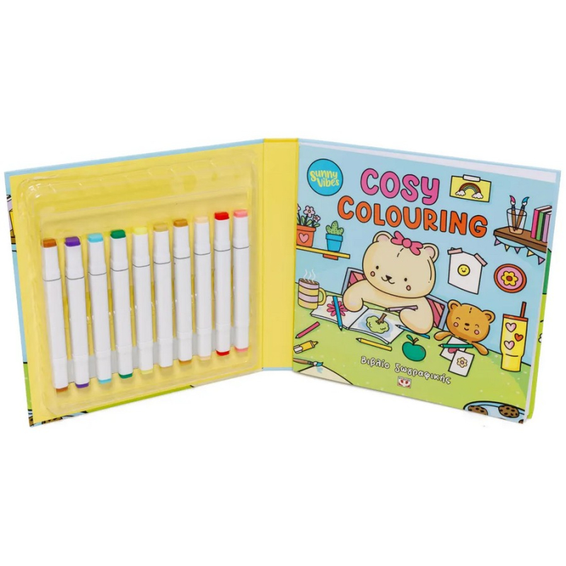 Sunny Vibes Cosy Colouring Kit