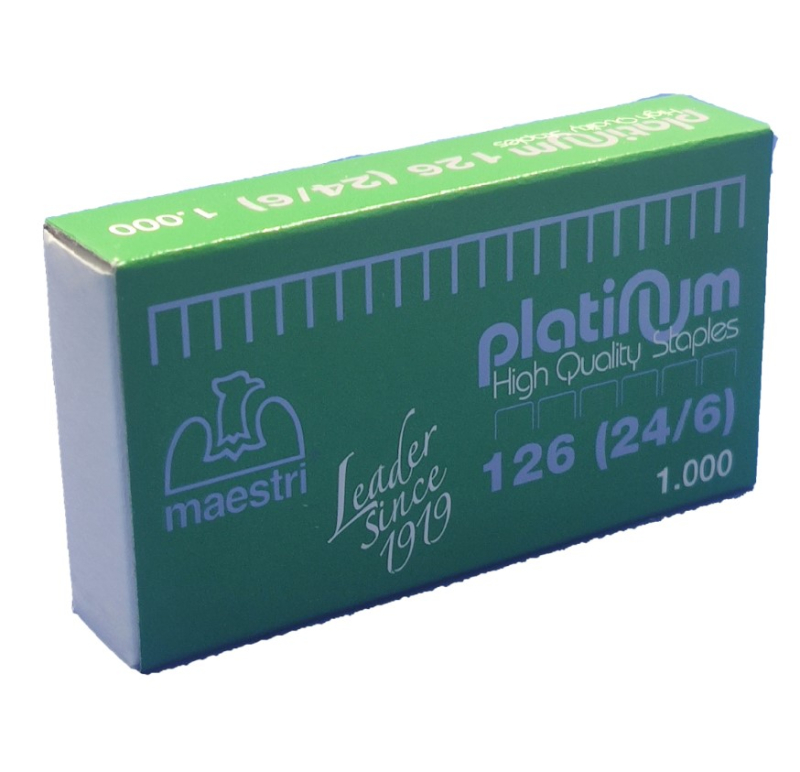 Σύρματα Συρραπτικού Maestri Roma Νο 24/6 Platinum