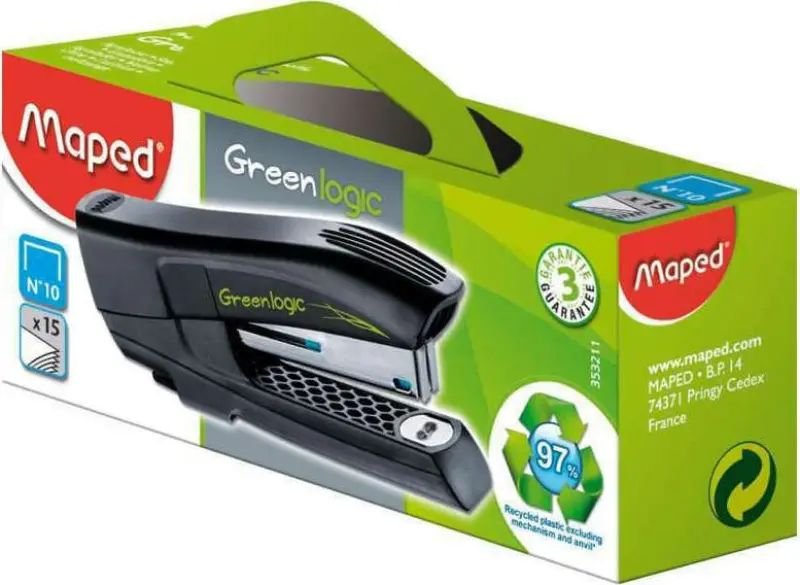 Συρραπτικό Maped greenlogic pocket No10 μαύρο 353211