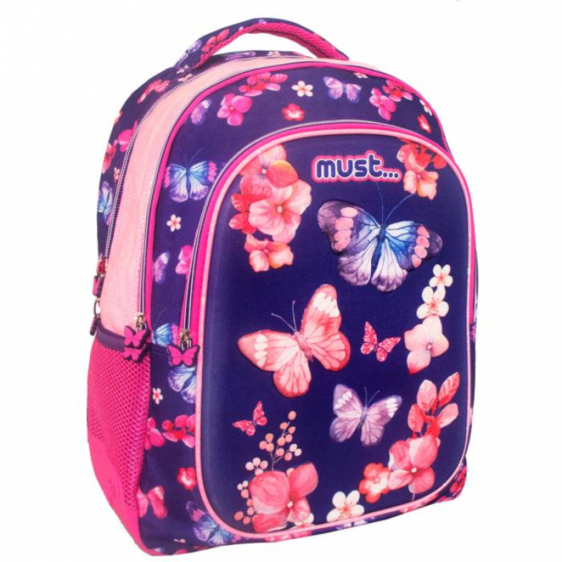 Σχολική Τσάντα Must Butterfly 3D 0579990